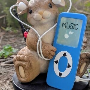 Blue Portable Music Player